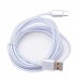 Type C USB Cable - 1 Meter Braided Charging Cable with Reversible Connector for New Macbook 12 inch, Huawei P9, Google Nexus 5X, Nokia N1 Tablet, ASUS ZenPad S 8.0 - Silver